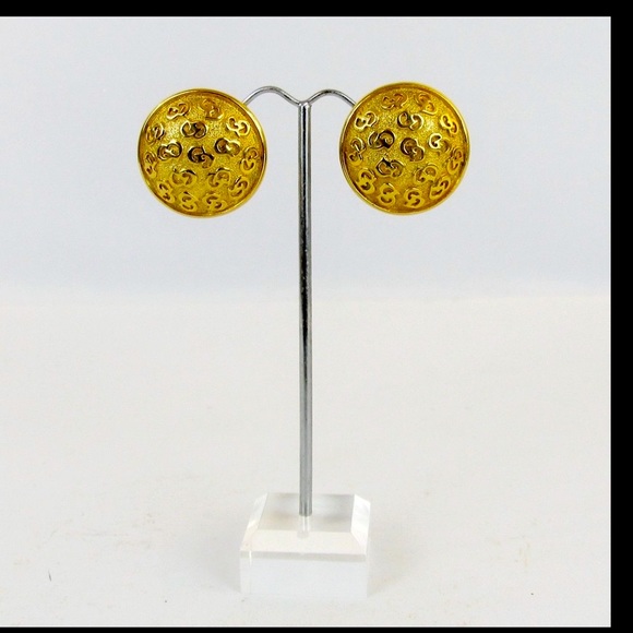 Dior, Vintage 1980 Christian Dior earrings, designed with its iconic CD logo - Picture 7 of 8
